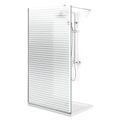 Zuhanyfal Walk-in, Zuhanyfal Rozsdamentes acél, #Matt #Matt