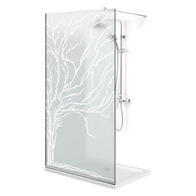 Paravan dus Walk-in, Perete dus  Inox, #Mata #Matt