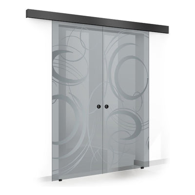 Toló üvegajtó, belső Üvegajtó #Szürke