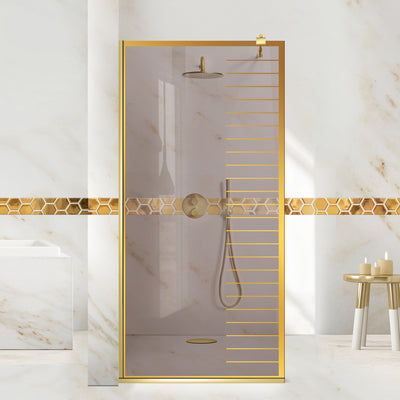 Zuhanyfal Walk-in, zuhanyfal Arany, #Bronz #Bronz