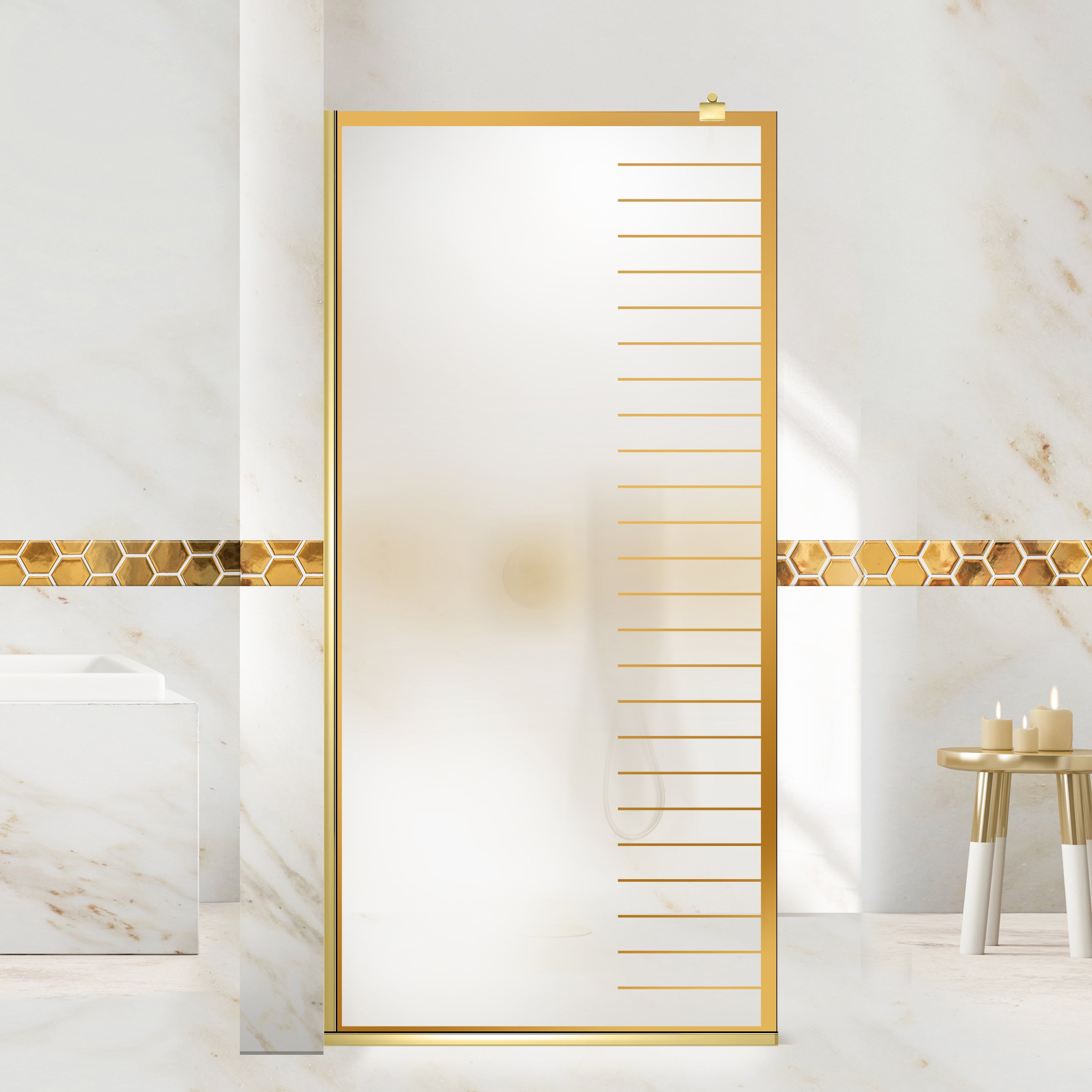 Zuhanyfal Walk-in, Zuhanyfal Arany, #Matt #Matt