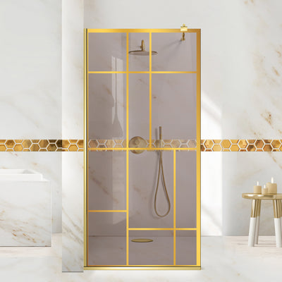 Zuhanyfal Walk-in, zuhanyfal Arany, #Bronz #Bronz