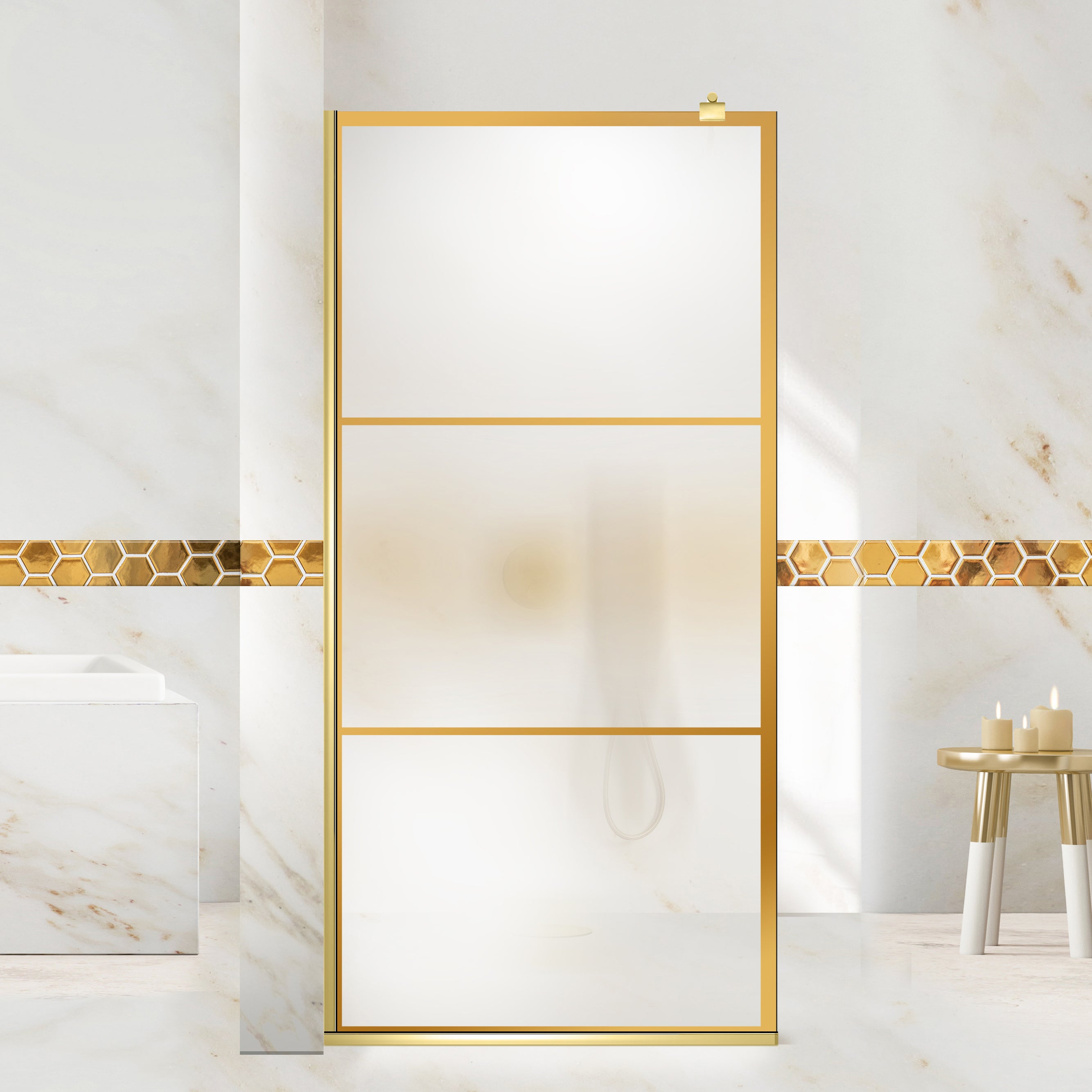 Zuhanyfal Walk-in, Zuhanyfal Arany, #Matt #Matt