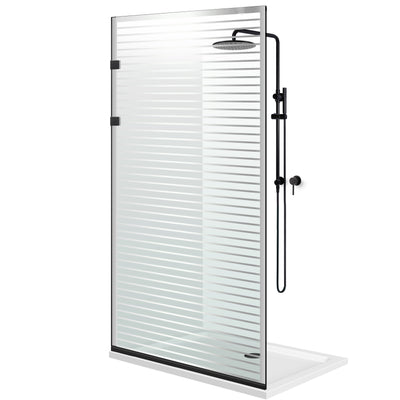 Zuhanyfal Walk-in, Zuhanyfal Rozsdamentes acél, #Átlátszó #Víztiszta