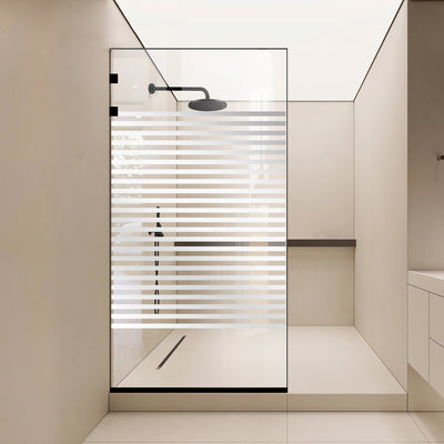 Zuhanyfal Walk-in, Zuhanyfal Rozsdamentes acél, #Átlátszó #Víztiszta
