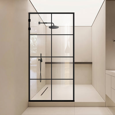 Zuhanyfal Walk-in, Zuhanyfal Rozsdamentes acél, #Átlátszó #Víztiszta