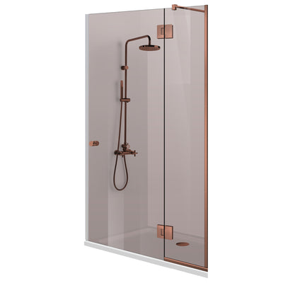 Fix falas Aqua Line Plus zuhanyajtó 100% rozsdamentes acél szerelékkel, állítható rúd, 6 mm edzett üveg