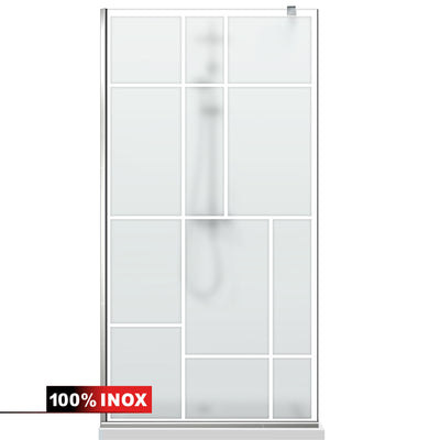 Zuhanyfal Walk-in, Zuhanyfal Rozsdamentes acél, #Matt #Matt