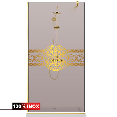 Zuhanyfal Walk-in, zuhanyfal Arany, #Bronz #Bronz