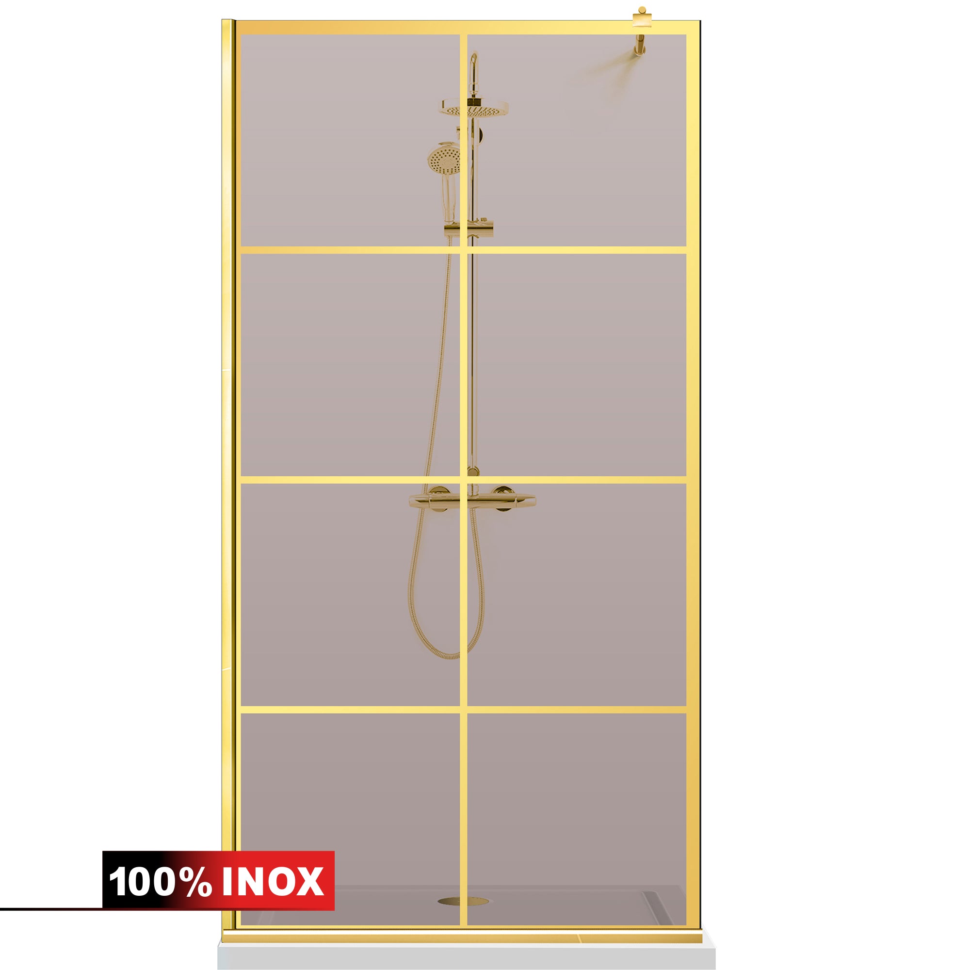 Zuhanyfal Walk-in, zuhanyfal Arany, #Bronz #Bronz