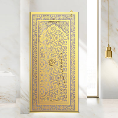Zuhanyfal Walk-in, zuhanyfal Arany, #Bronz #Bronz