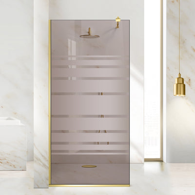 Zuhanyfal Walk-in, zuhanyfal Arany, #Bronz #Bronz
