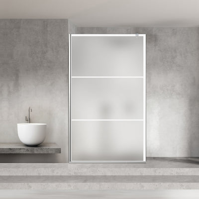 Zuhanyfal Walk-in, Zuhanyfal Rozsdamentes acél, #Matt #Matt