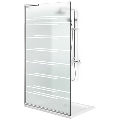 Zuhanyfal Walk-in, Zuhanyfal Rozsdamentes acél, #Matt #Matt