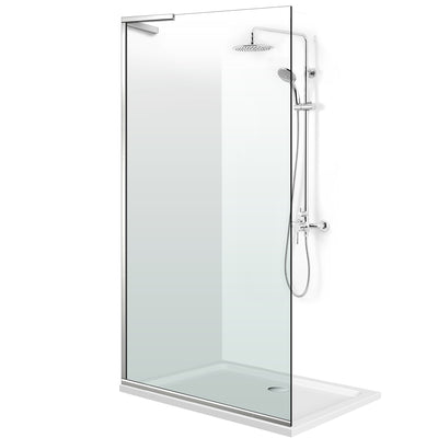 Zuhanyfal Walk-in, Zuhanyfal Rozsdamentes acél, #Átlátszó #Víztiszta