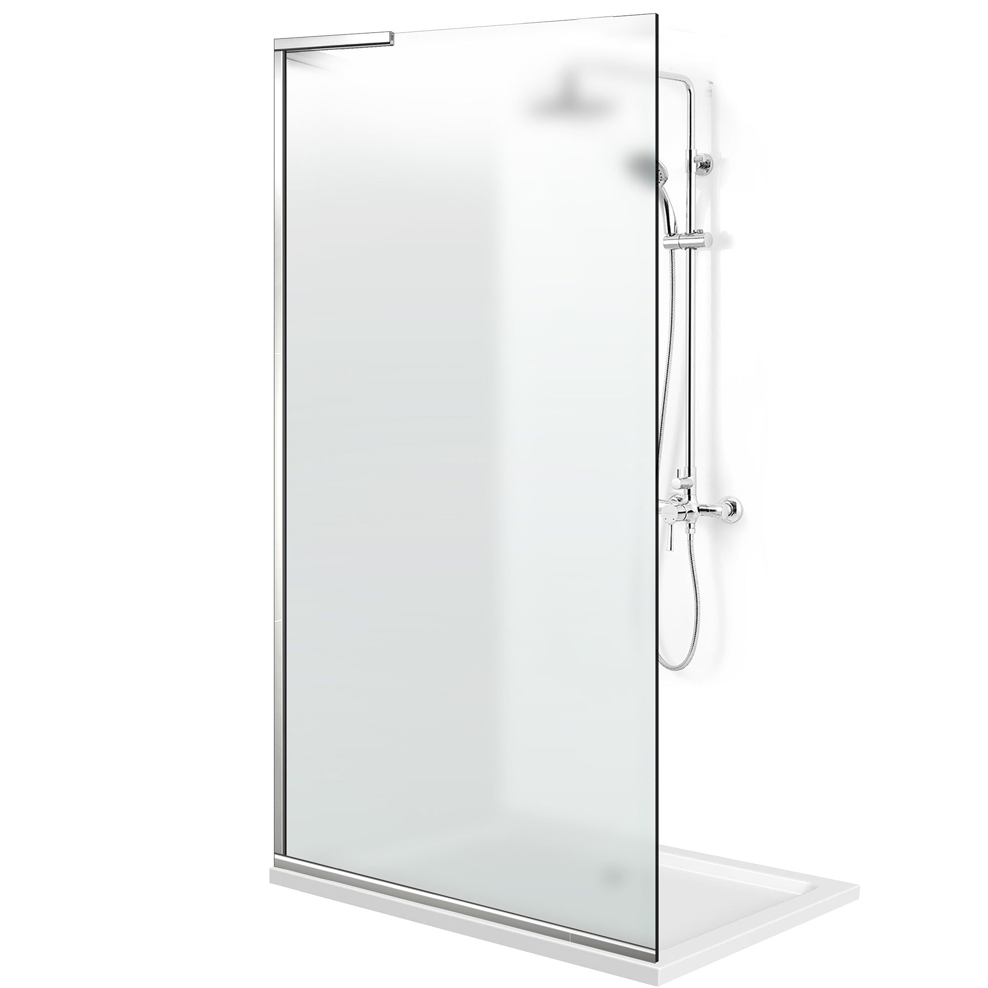 Zuhanyfal Walk-in, Zuhanyfal Rozsdamentes acél, #Matt #Matt
