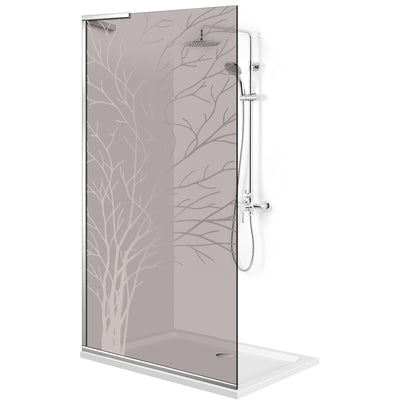 Zuhanyfal Walk-in, Zuhanyfal Rozsdamentes acél, #Bronz #Bronz