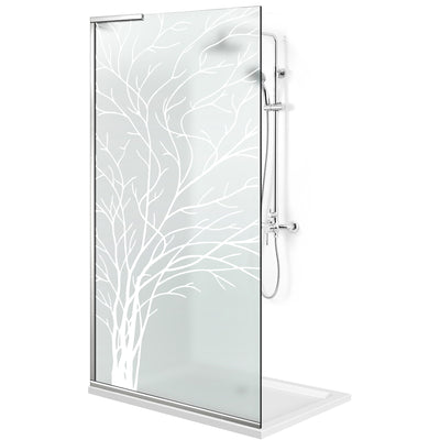 Zuhanyfal Walk-in, Zuhanyfal Rozsdamentes acél, #Matt #Matt