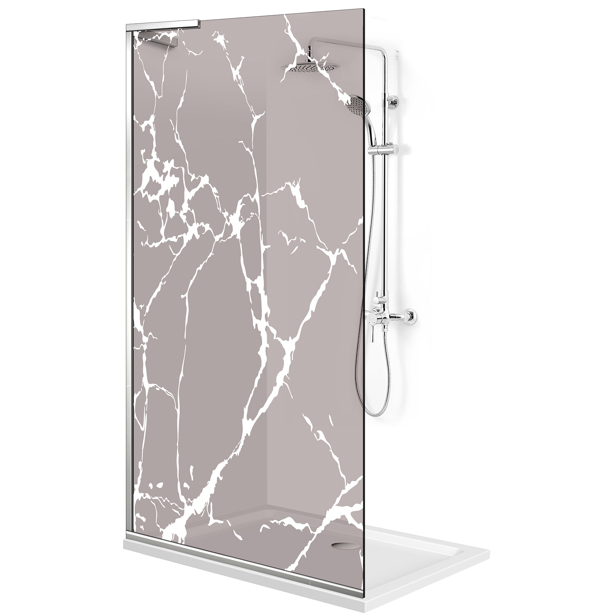 Zuhanyfal Walk-in, Zuhanyfal Rozsdamentes acél, #Bronz #Bronz