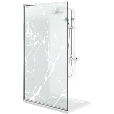 Zuhanyfal Walk-in, Zuhanyfal Rozsdamentes acél, #Matt #Matt