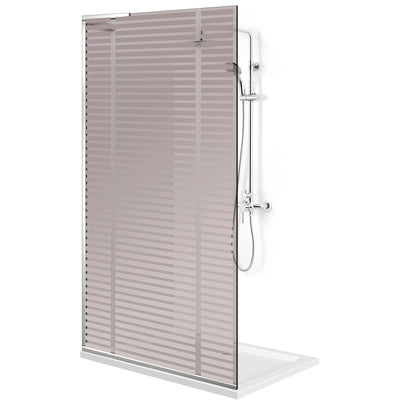 Zuhanyfal Walk-in, Zuhanyfal Rozsdamentes acél, #Bronz #Bronz