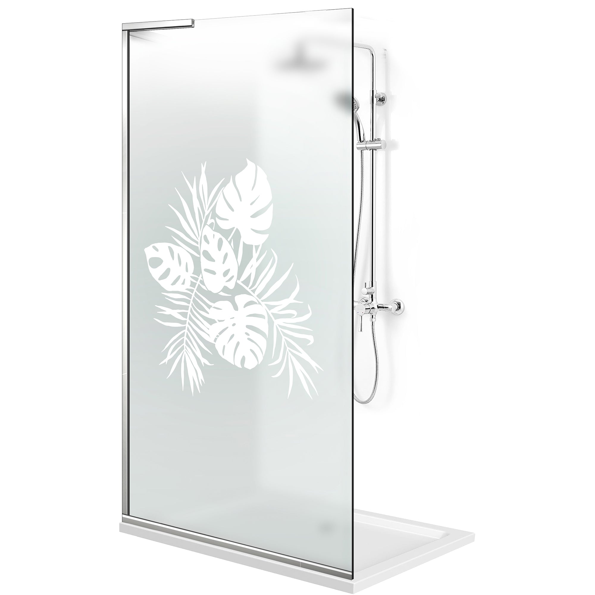 Zuhanyfal Walk-in, Zuhanyfal Rozsdamentes acél, #Matt #Matt