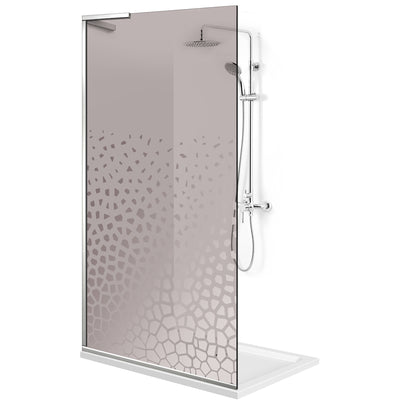 Zuhanyfal Walk-in, Zuhanyfal Rozsdamentes acél, #Bronz #Bronz