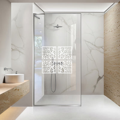 Zuhanyfal Walk-in, Zuhanyfal Rozsdamentes acél, #Átlátszó #Víztiszta