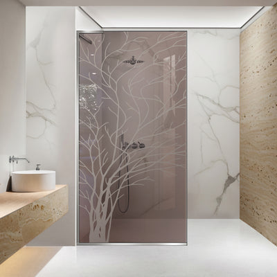 Zuhanyfal Walk-in, Zuhanyfal Rozsdamentes acél, #Bronz #Bronz