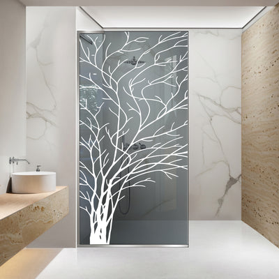 Zuhanyfal Walk-in, Zuhanyfal Rozsdamentes acél, #Szürke #Szürke