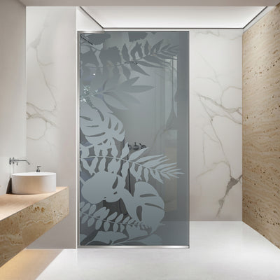 Zuhanyfal Walk-in, Zuhanyfal Rozsdamentes acél, #Szürke #Szürke