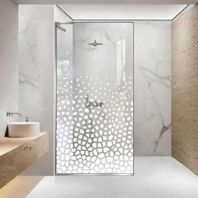 Zuhanyfal Walk-in, Zuhanyfal Rozsdamentes acél, #Átlátszó #Víztiszta