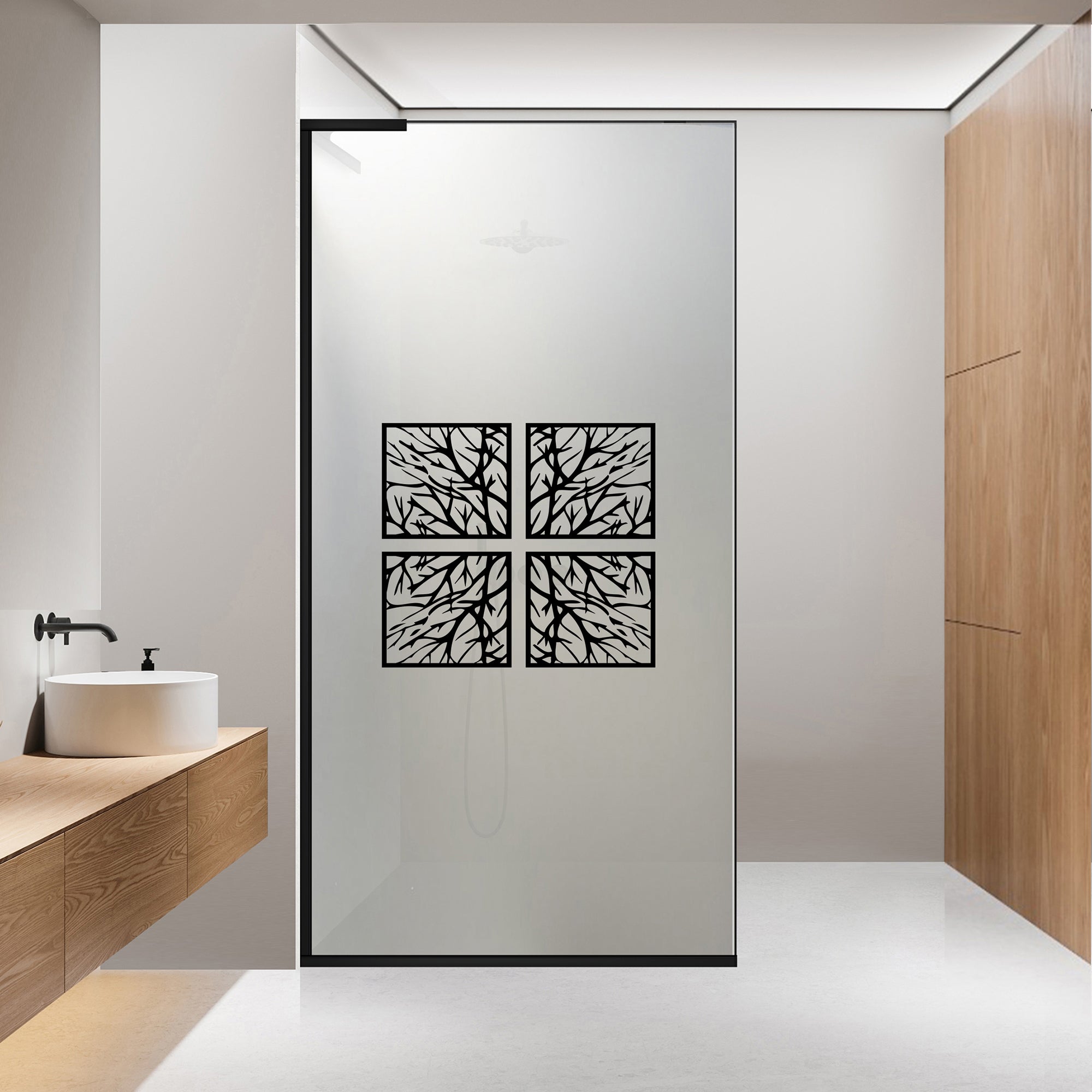 Zuhanyfal Walk-in, Zuhanyfal Rozsdamentes acél, #Matt #Matt