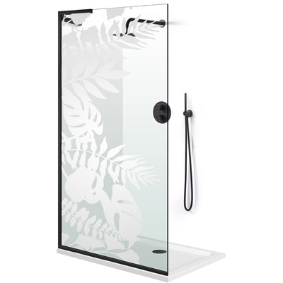 Zuhanyfal Walk-in, Zuhanyfal Rozsdamentes acél, #Átlátszó #Víztiszta