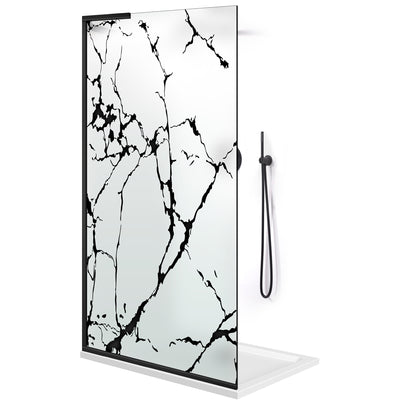 Zuhanyfal Walk-in, Zuhanyfal Rozsdamentes acél, #Matt #Matt