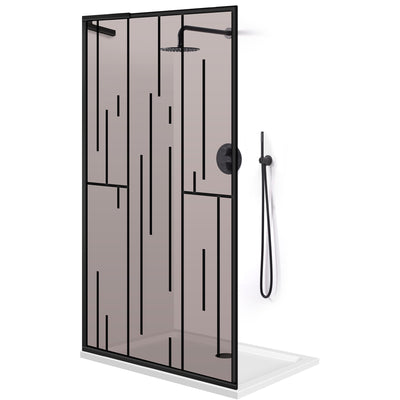 Zuhanyfal Walk-in, Zuhanyfal Rozsdamentes acél, #Bronz #Bronz
