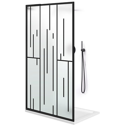 Zuhanyfal Walk-in, Zuhanyfal Rozsdamentes acél, #Matt #Matt