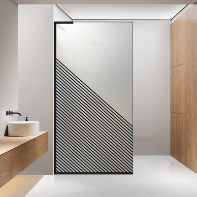 Zuhanyfal Walk-in, Zuhanyfal Rozsdamentes acél, #Matt #Matt
