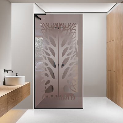 Zuhanyfal Walk-in, Zuhanyfal Rozsdamentes acél, #Bronz #Bronz