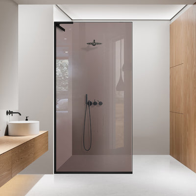 Zuhanyfal Walk-in, Zuhanyfal Rozsdamentes acél, #Bronz #Bronz