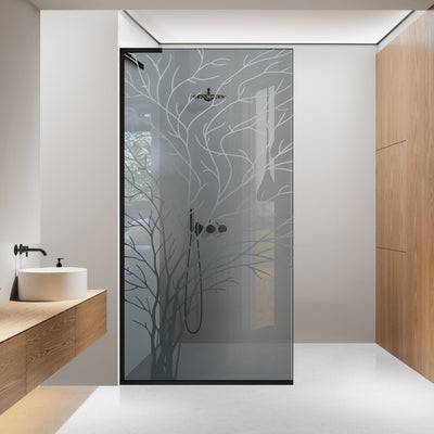 Zuhanyfal Walk-in, Zuhanyfal Rozsdamentes acél, #Szürke #Szürke