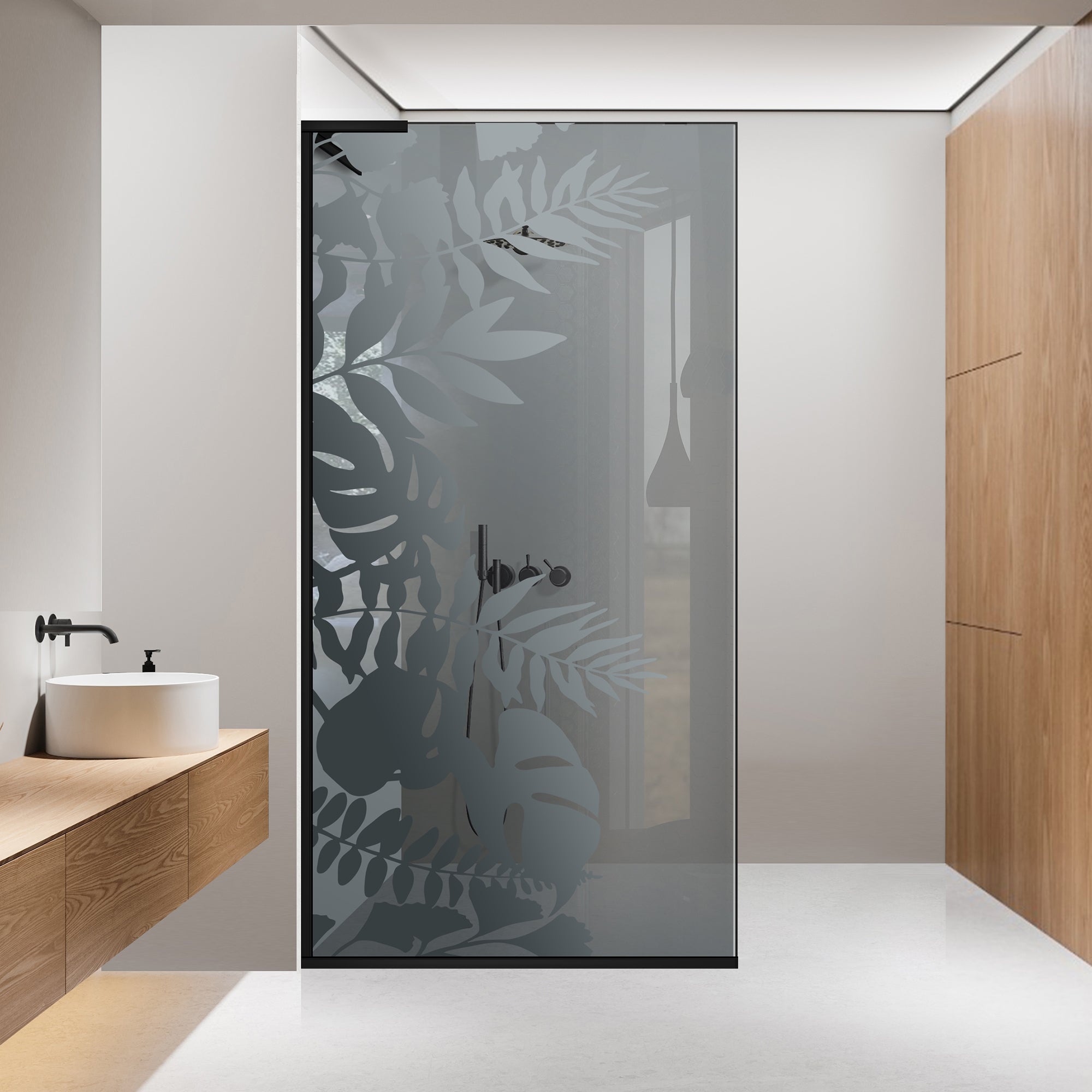 Zuhanyfal Walk-in, Zuhanyfal Rozsdamentes acél, #Szürke #Szürke