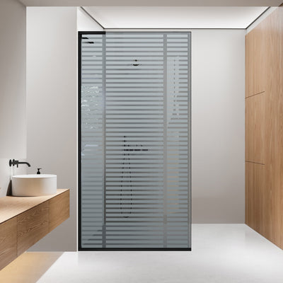 Zuhanyfal Walk-in, Zuhanyfal Rozsdamentes acél, #Szürke #Szürke
