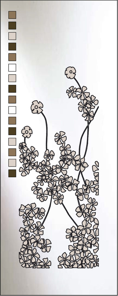 Művészi Vitrálok #FLOWER-1