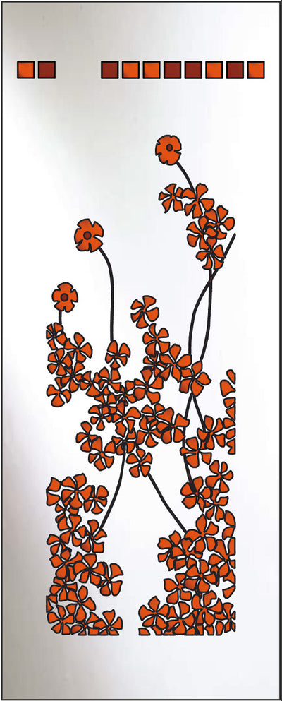 Művészi Vitrálok #FLOWER-3