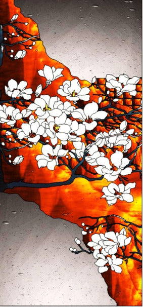 Művészi Vitrálok #FLYINGMAGNOLIA-1