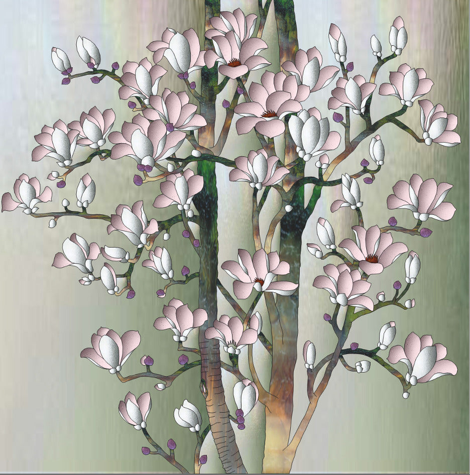 Művészi Vitrálok #MAGNOLIA-3