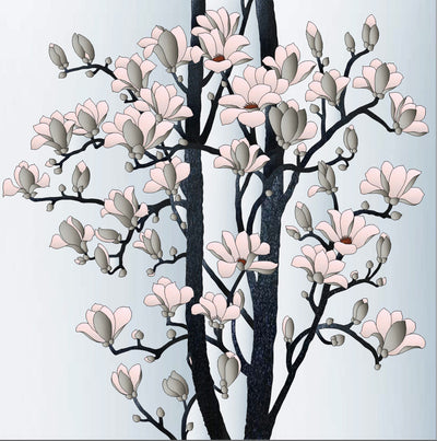 Művészi Vitrálok #MAGNOLIA-4