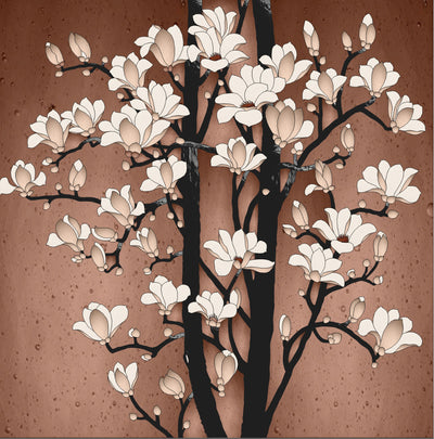 Művészi Vitrálok #MAGNOLIA-5