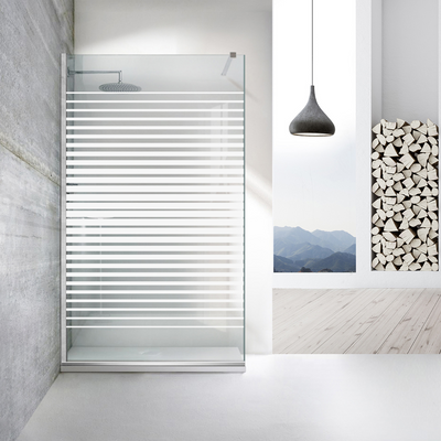 Zuhanyfal Walk-in, Zuhanyfal Rozsdamentes acél, #Átlátszó #Víztiszta